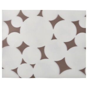 4 VÅRKLYNNE Place mats, patterned black/white, 14 ¼x11 ½ "